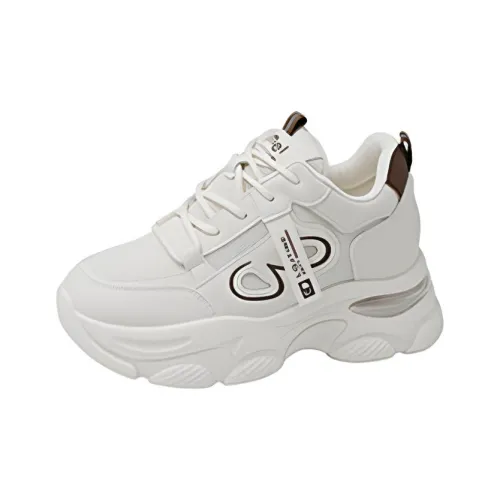 Green Feet Устойчивые к истиранию амортизаторы Низкий топ Толстая подошва Женские