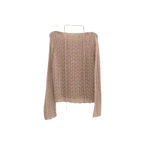 LOWEAR Кружево Punching Шарф KNIT Трикотаж Женский