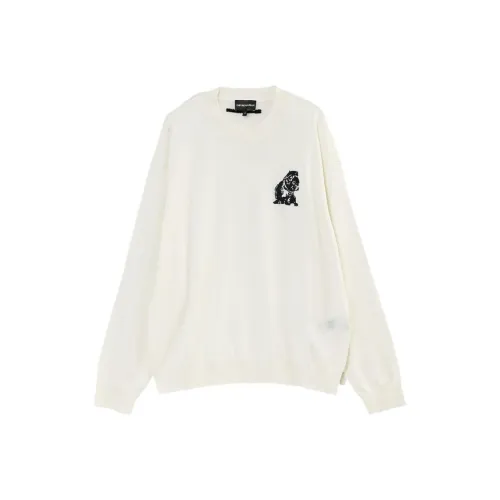 EMPORIO ARMANI Белые Мужские Свитера