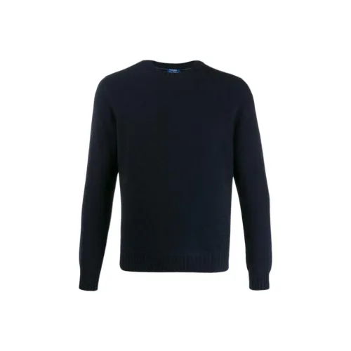 BARBA Men's Blue Sweaters BARBA Мужские Синие Свитера