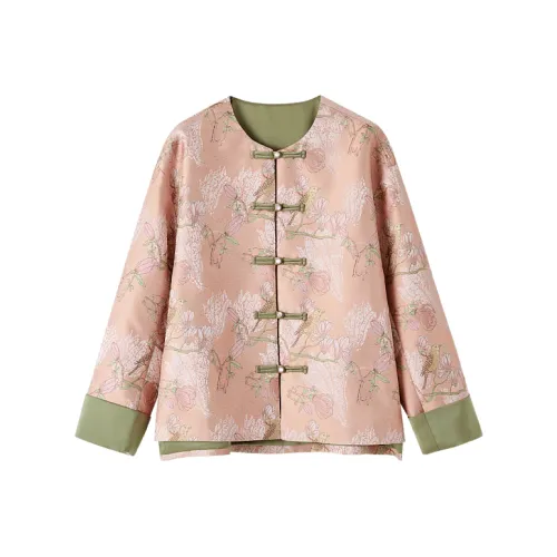 Dme Винтажный розовый Женский Куртки
