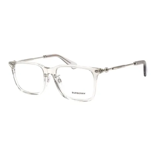 Burberry Пластиковая оправа Квадратные оптические очки Мужские Прозрачно-серый