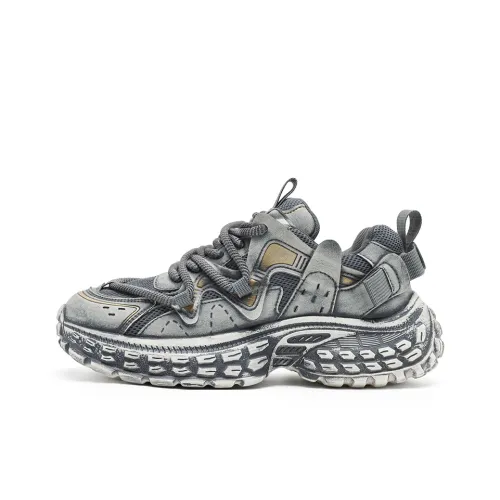 FACKRAM Низкий топ толстая подошва кроссовки мужские