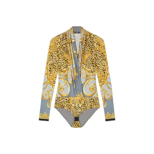 VERSACE Серый Золото Женское Боди