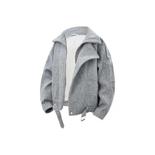 HYLHYL Серый Унисекс Куртки