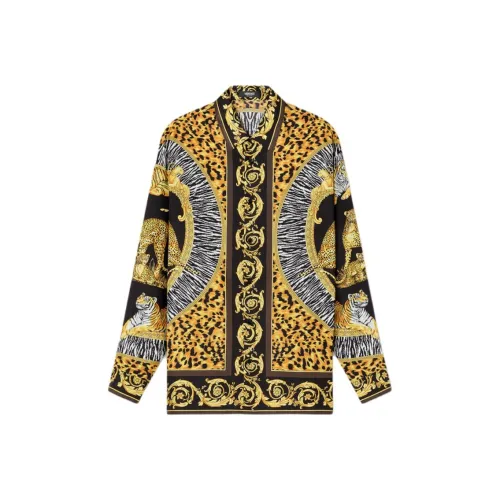 VERSACE Мужские Черные Рубашки