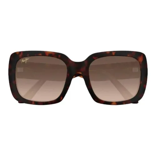 Maui Jim Вакуумно-формованные Квадратные Солнцезащитные очки Унисекс Черепаховый