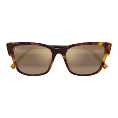 Maui Jim Ацетат Кошачий глаз Солнцезащитные очки Унисекс Черепаховый