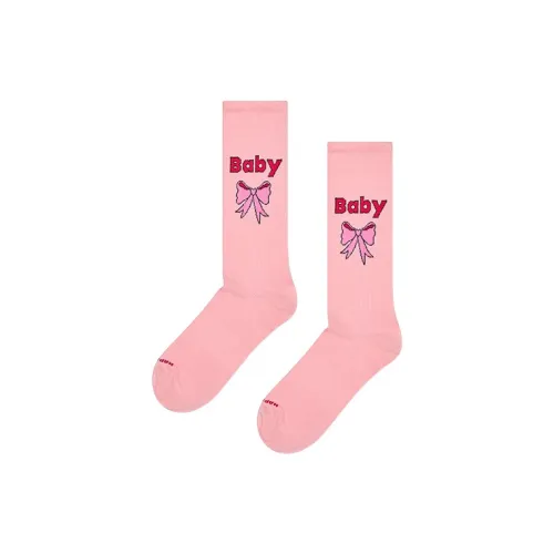 Happy Socks Розовые Унисекс MID Носки до икры