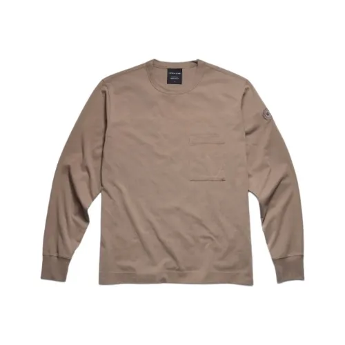 Canada Goose Gladstone Series SS25 T Рубашка Мужская Дымчатый Серый Коричневый