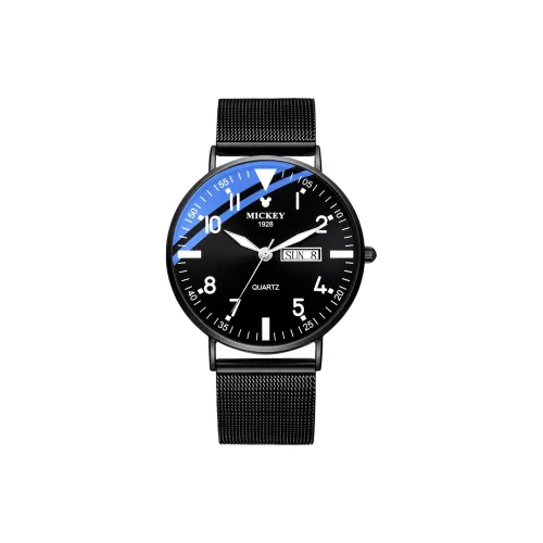 Disney Кварцевый механизм Мужские часы Mickey 40mm*40mm*9mm Синий