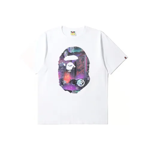 A BATHING APE Голова SERIES Унисекс Футболка