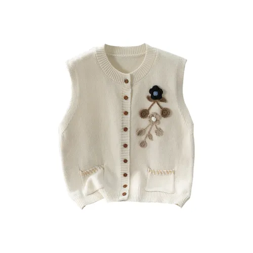 Cypress House Бежевые Женские Жилеты