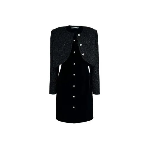 Anmani Длинное платье с длинными рукавами женское