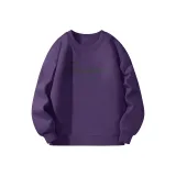[Свитшот с круглым воротником] Авроровый фиолетовый (Ручная надпись Tang Lion)