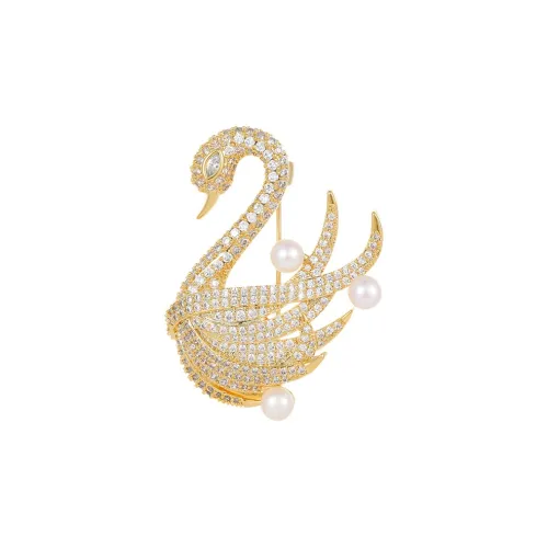 Фиолетовый медный сплав броши унисекс