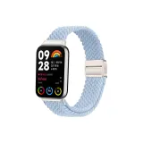 [Light Blue] Маленькая круглая подвеска, ткань, вязаная, нейлон, магнитный ремешок