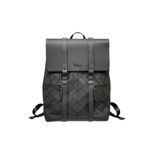 SMILE FOCUS ПВХ Рюкзак Стандартный Мужской Черный