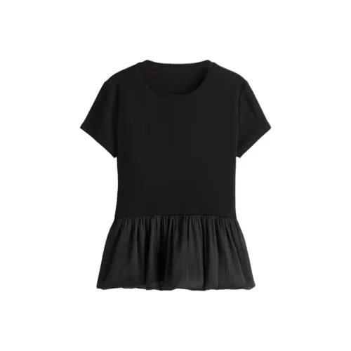 H&M Черные Женские T-рубашки