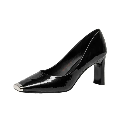 GUDIANFENGDU Грубый каблук Высокие каблуки 7 см Женские