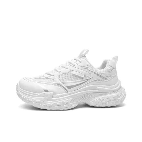 DoraemonA Низкий топ толстая подошва кроссовки мужские