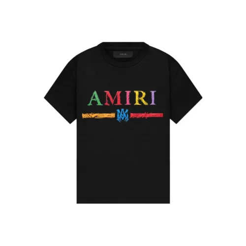 AMIRI Черные Детские Рубашки T