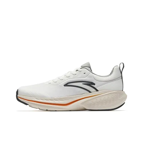 ANTA Cloud Journey Покрытие Устойчивое к истиранию Дышащий Низкий Топ Повседневные Беговые кроссовки Мужские Папирус Белый