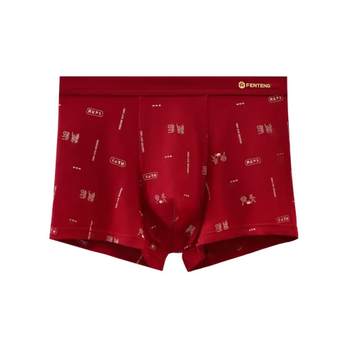 FENTENG Красный+Красный+Красный Персик FU26960876 Мужские трусы-бикини