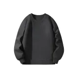 [Круглый воротник Свитшот] Темно-серый (Ручная надпись Танши)