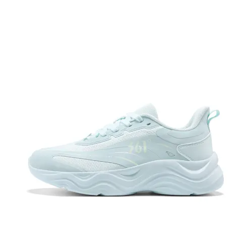 361° Износостойкие Дышащие Низкие Повседневные Беговые Кроссовки Женские Синие