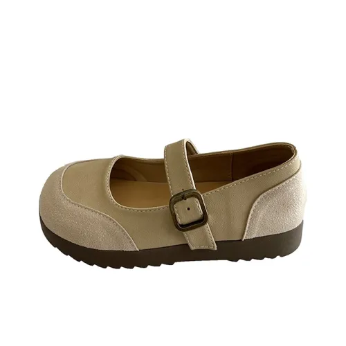 TELENT Винтаж Нишевый Круглый носок Без подкладки Обувь для женщин Мягкая подошва Планшет Мягкий стиль Феи Лоферы с резиновым покрытием Женские