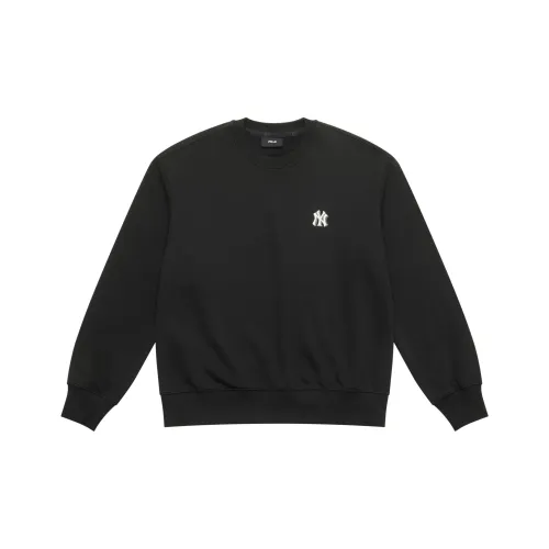 Mlb Base Logo New York Yankees Basic Collection 25FW Толстовка Унисекс Стандартный Черный