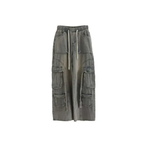 LOWEAR Vintage MULTI Pocket Denim Pants Jeans Women's