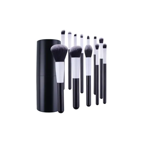 WNNIDEO Makeup Brush Полный комплект Инструменты для красоты Оптовый Пластиковый Ведрообразный Хранение Черный 1-2 штуки Наборы Одежды с Кистями для Макияжа