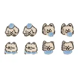 Линия Граффити Щенок Серьги-гвоздики - Набор из 4 шт