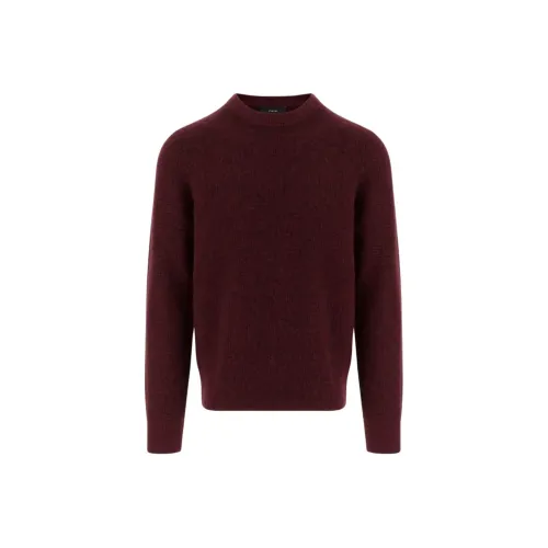 VINCE Red Men's Sweaters VINCE Красный Мужские Свитера