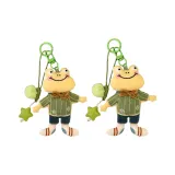 2 шт. Подвеска с куклой Лягушка