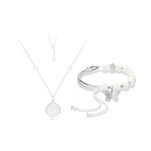 I YOU Белый нефрит Бодхи ожерелья женские