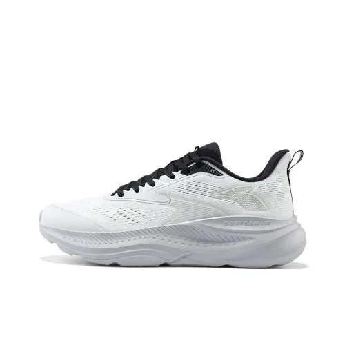 361° Звезда Jump Дышащий And Легкий Низкий Топ Повседневные Беговые кроссовки Мужские Антарктический серый Обсидиановый черный