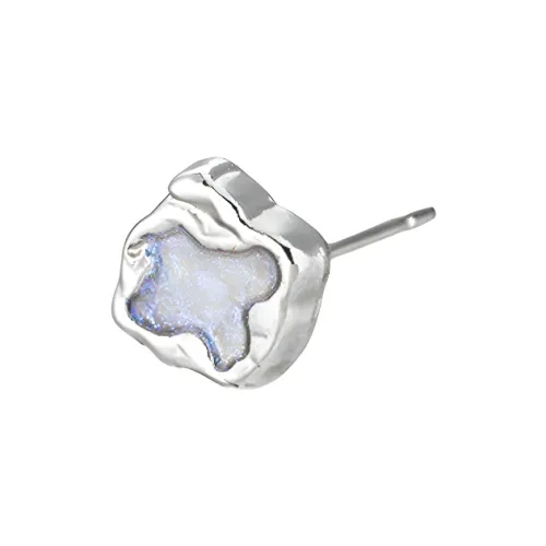 QIANFANGDAHUANGYE Титановые стальные серьги-гвоздики унисекс