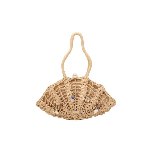 BEGOOER Соломенная плетеная сумка стандартная женская коричневая