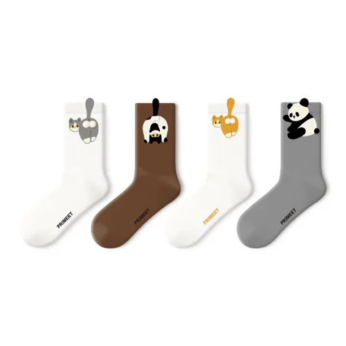 PRIMEET Носки Crew Женские Combo Set