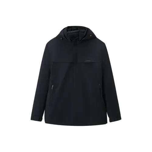 HLA Темно-синий G4 Мужские Куртки