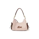 Розовый в горошек и коричневый