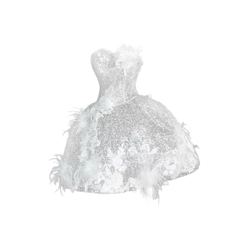 TSGM Белые Женские Вечерние Платья