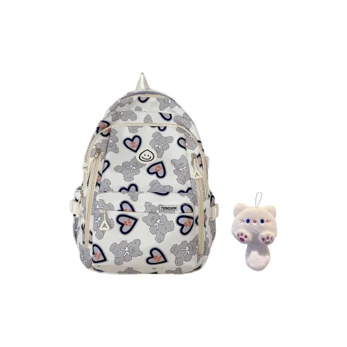 Tonlion Ткань Сумка Большая Унисекс Белая