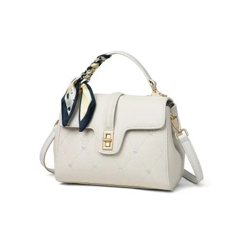 Crtnzo Kroez Коровья кожа Сумка Стандартная Женская Белая