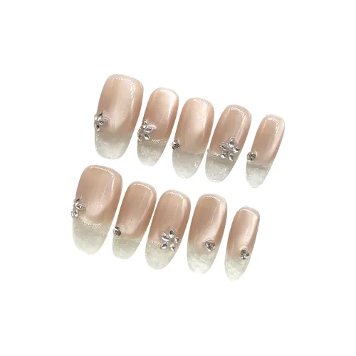 FINGERBOOK Позолоченный Moon Reflection Oval Gold Smudge Glitter