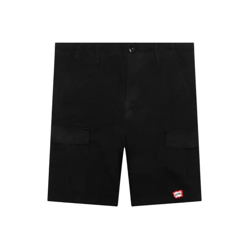 Черные мужские карго шорты