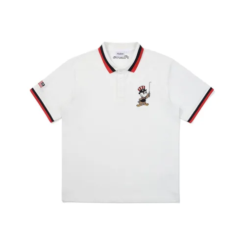 MALBON GOLF Белый Унисекс Поло